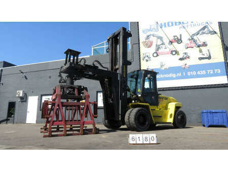 Mobil grävmaskin 2006 Hyster H10.00XM-6 heftruck met stenenklem (1)