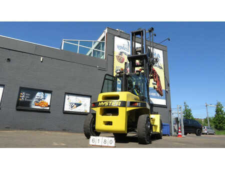 Mobil grävmaskin 2006 Hyster H10.00XM-6 heftruck met stenenklem (13)
