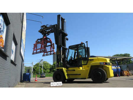 Mobil grävmaskin 2006 Hyster H10.00XM-6 heftruck met stenenklem (14)