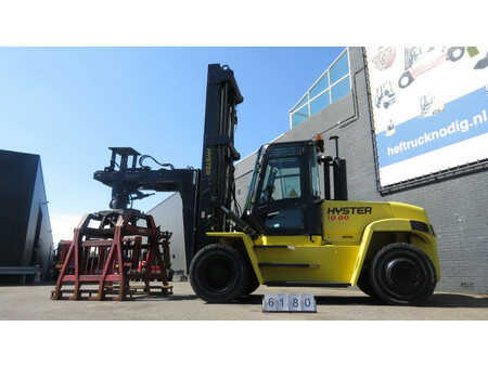 Mobil grävmaskin 2006 Hyster H10.00XM-6 heftruck met stenenklem (5)