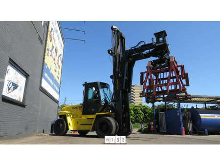 Mobil grävmaskin 2006 Hyster H10.00XM-6 heftruck met stenenklem (8)