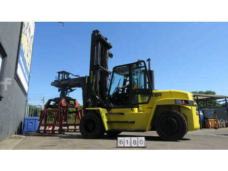 Mobil grävmaskin 2006 Hyster H10.00XM-6 heftruck met stenenklem (9)