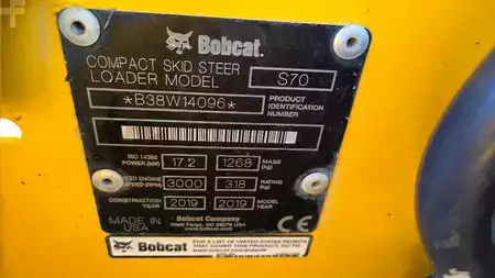 Kompaktní nakladače 2019 Bobcat S 70 (13)