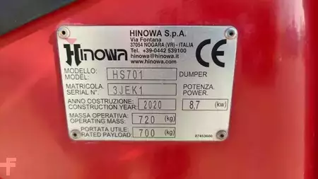 Sporte dumpere 2020 Hinowa HS 701 (7)
