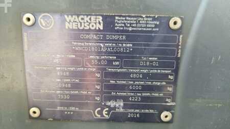 Minidumprar 2016 Wacker Neuson DW 60 (8)