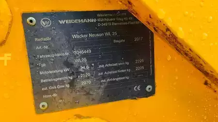 Kolové nakladače 2017 Wacker Neuson WL 25 (9)