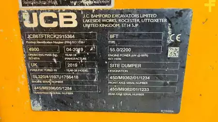 Mini Dumpers 2019 JCB 6 FT (8)
