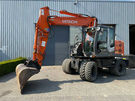 Mobilní bagry 2011 Hitachi ZX145W-3 mobiele kraan (1)