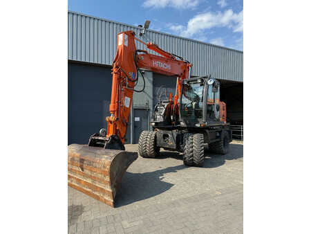 Mobilní bagry 2011 Hitachi ZX145W-3 mobiele kraan (2)