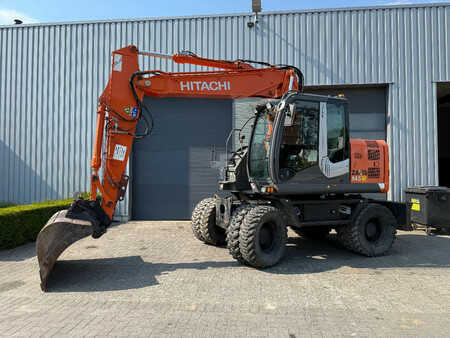 Mobilní bagry 2011 Hitachi ZX145W-3 mobiele kraan (3)