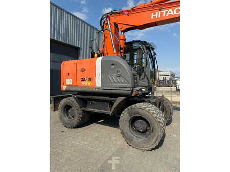 Mobilní bagry 2011 Hitachi ZX145W-3 mobiele kraan (7)