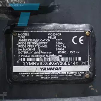 Minibagry 2017 Yanmar VIO25-6 (8)