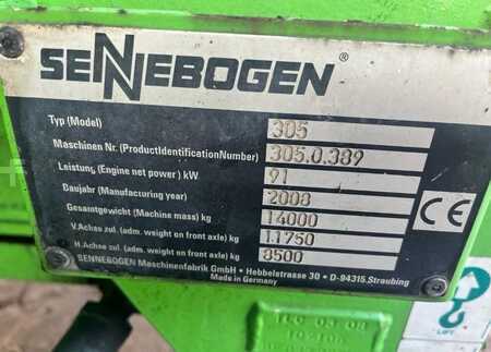 Kolové nakladače 2008 Sennebogen 305 XL (6)