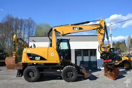 Mobil gravemaskin 2013 Caterpillar M 313 D ROTOTILT (12)