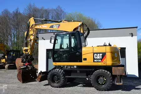 Mobil gravemaskin 2013 Caterpillar M 313 D ROTOTILT (5)