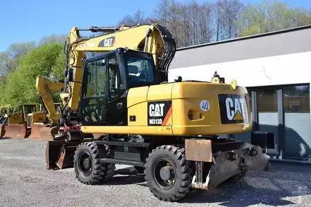 Mobil gravemaskin 2013 Caterpillar M 313 D ROTOTILT (6)