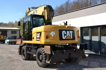 Mobil gravemaskin 2013 Caterpillar M 313 D ROTOTILT (7)