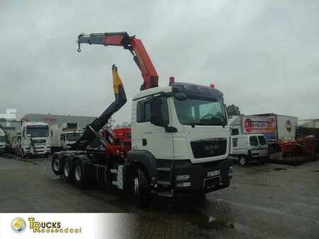 Lastkraftwagen 2009 MAN TGS 35.440 + PALFINGER 24500 + 8X4 + EURO 5 + REMOTE (1)