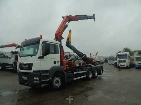 Lastkraftwagen 2009 MAN TGS 35.440 + PALFINGER 24500 + 8X4 + EURO 5 + REMOTE (2)