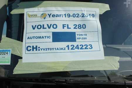 Lastkraftwagen 2019 Volvo FL 280 + EURO 6 + LIFT + PERFECT TRUCK (18)