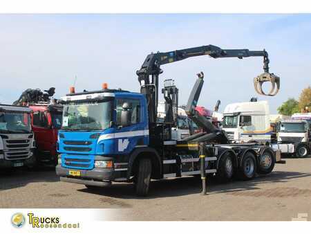 Náklaďák 2016 Scania P410 P 410 + PALFINGER EPSILON + HOOK + 8X2 STEERING AXLE (1)