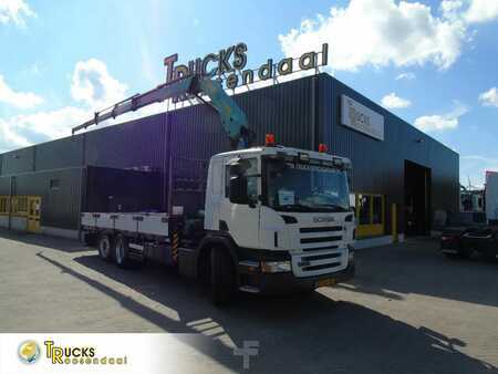 Guindastes móveis 2007 Scania P 380 + PALFINGER PK18.500 5x EXTENTION + 6X2 + STEERING AXLE + (1)