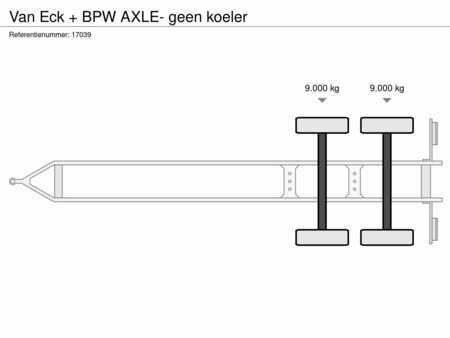 Anhänger 2003 Van Eck + BPW AXLE- geen koeler (19)