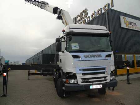Lastkraftwagen 2014 Scania R 500 + PALFINGER 88002-EH + 8x EXT + 8X4 + EURO 5 + MANUAL (2)