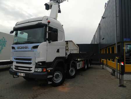 Lastkraftwagen 2014 Scania R 500 + PALFINGER 88002-EH + 8x EXT + 8X4 + EURO 5 + MANUAL (3)