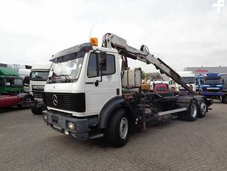 Truck 1992 Mercedes-Benz SK 2433 + Semi-Auto + PTO + Serie 14 Crane + 3 pedals (11)