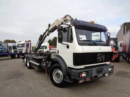 Truck 1992 Mercedes-Benz SK 2433 + Semi-Auto + PTO + Serie 14 Crane + 3 pedals (12)