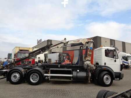 Truck 1992 Mercedes-Benz SK 2433 + Semi-Auto + PTO + Serie 14 Crane + 3 pedals (13)