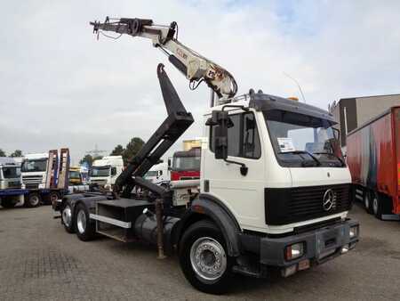 Truck 1992 Mercedes-Benz SK 2433 + Semi-Auto + PTO + Serie 14 Crane + 3 pedals (3)