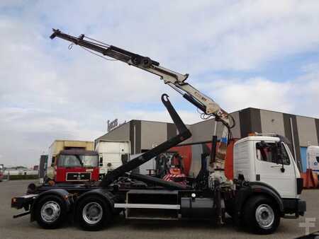Truck 1992 Mercedes-Benz SK 2433 + Semi-Auto + PTO + Serie 14 Crane + 3 pedals (6)