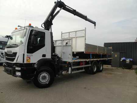 Mobila kranar 2013 Iveco Eurotrakker 360 EEV + HIAB 144B- 2 + 6X4 + REMOTE + SPRING/BIG A (2)