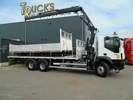Mobila kranar 2013 Iveco Eurotrakker 360 EEV + HIAB 144B- 2 + 6X4 + REMOTE + SPRING/BIG A (3)