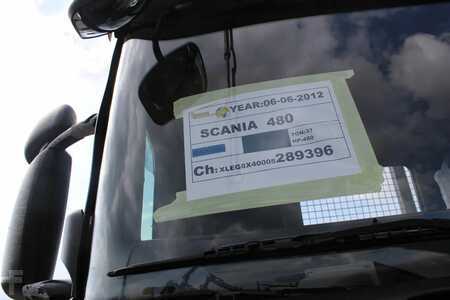 Siirrettävät nosturit 2012 Scania G 480 + PALFINGER 500002EH 6x / JIB 3x + 8x4 STEERING + REMOTE (19)