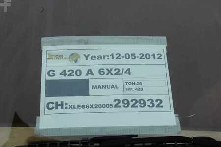 Náklaďák 2012 Scania G 420 + 6X2/4 + EURO 5 + PERFECT CONDITION (16)