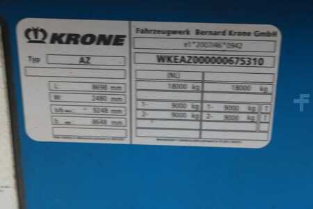 Krone BDF 2 X IN STOCK + 1.00 HEIGHT