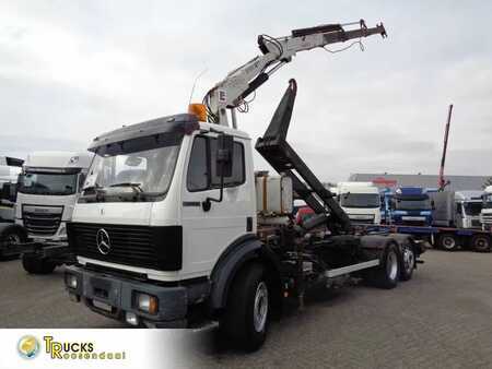 Mobile Cranes 1992 Mercedes-Benz SK 2433 + Semi-Auto + PTO + Serie 14 Crane + 3 pedals (1)
