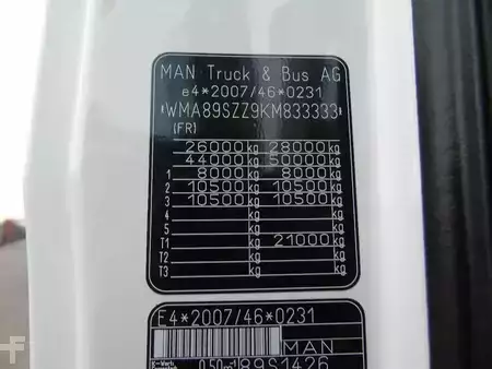 Lastebil 2020 MAN TGS 28.470 + 20T hook + 6x2 (10)