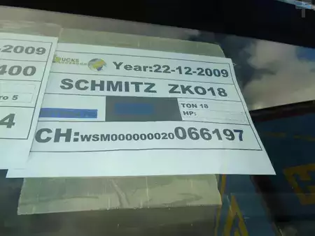 Traileri 2009 Schmitz Cargobull 2 AXLE + CARRIER + DHOLLANDIA LOADLIFT (4)