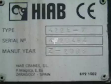 Kuorma-auto 2006 Volvo FH 440 + HIAB 422 E-7 + 8X4 + PERFECT CONDITION (10)