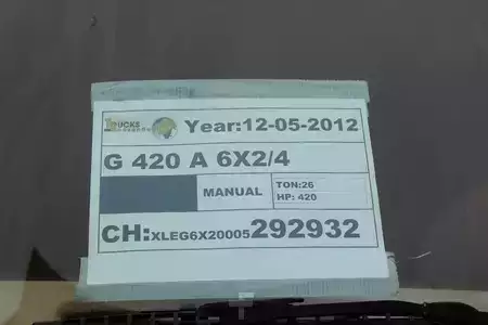 Kamion 2012 Scania G 420 + 6X2/4 + EURO 5 + PERFECT CONDITION (16)