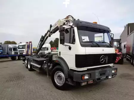 Kamion 1992 Mercedes-Benz SK 2433 Semi-Auto + PTO + Serie 14 Crane + 3 pedals (12)