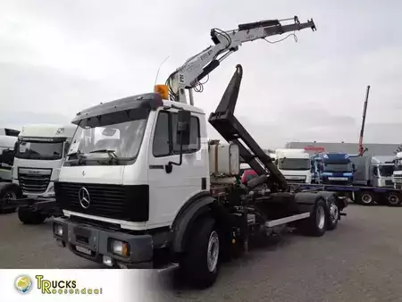 Kamion 1992 Mercedes-Benz SK 2433 Semi-Auto + PTO + Serie 14 Crane + 3 pedals (1)