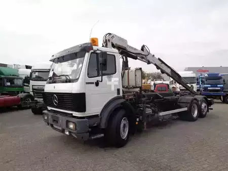 Kamion 1992 Mercedes-Benz SK 2433 Semi-Auto + PTO + Serie 14 Crane + 3 pedals (11)