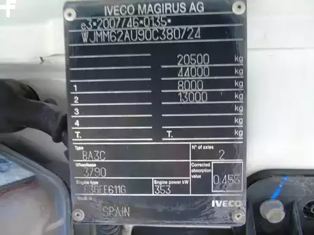 Camion 2017 Iveco Stralis 480 4X2 +RETARDER+ HYDRAULIC + EURO 6 (11)