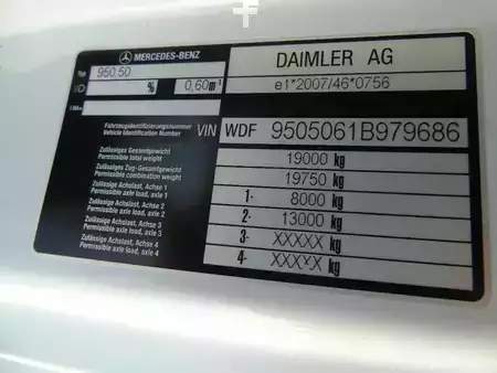 Kuorma-auto 2014 Mercedes-Benz Axor 1829 + euro 5 + lift + manual (18)