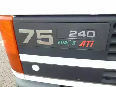 Lastbil 2001 DAF CF 75.240 ATI + EURO 2 + HIAB 090 + 3SIDE TIPPER (17)